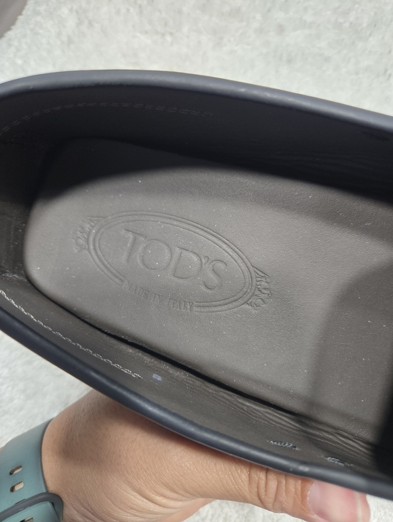 Tod\'s Black Leather Slip On Driving Loafers Size 8 Men main image 6